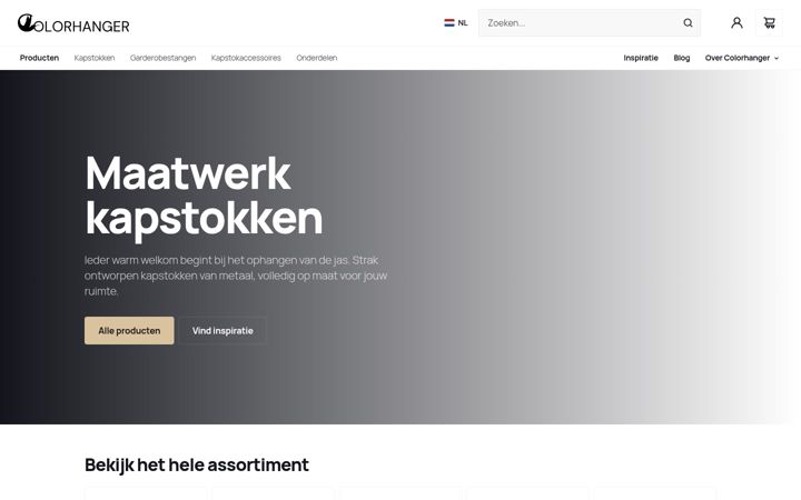 Screenshot of colorhanger.com