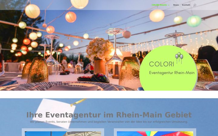 Screenshot of colori-events.de