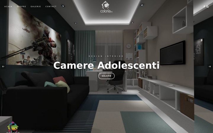 Screenshot του coloria.ro