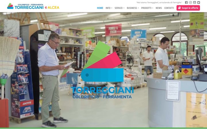 Snimka zaslona za coloribricotorreggiani.it