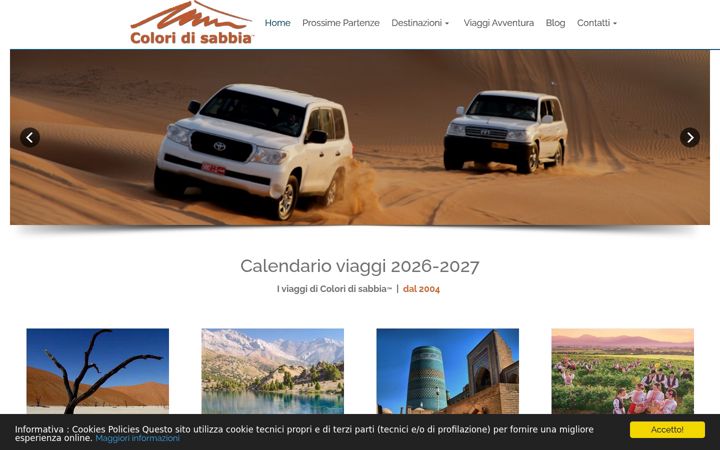Screenshot of coloridisabbia.net