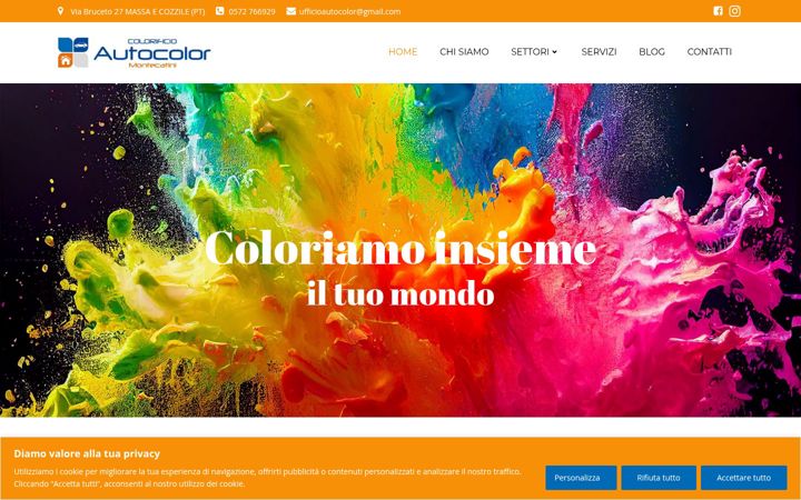 Snimka zaslona za colorificio-autocolor.it