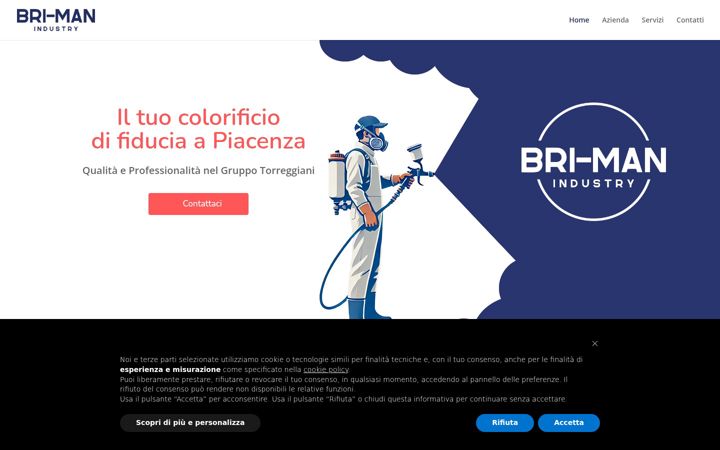 Snimka zaslona za colorificiobriman.it
