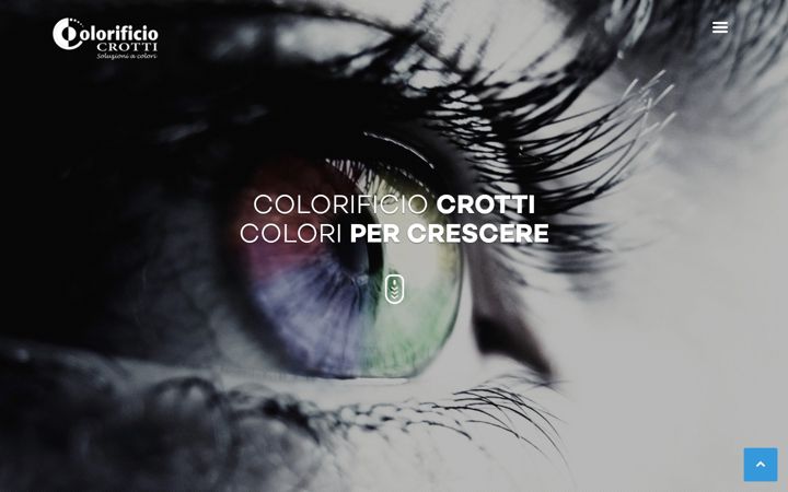 Snimka zaslona za colorificiocrotti.it