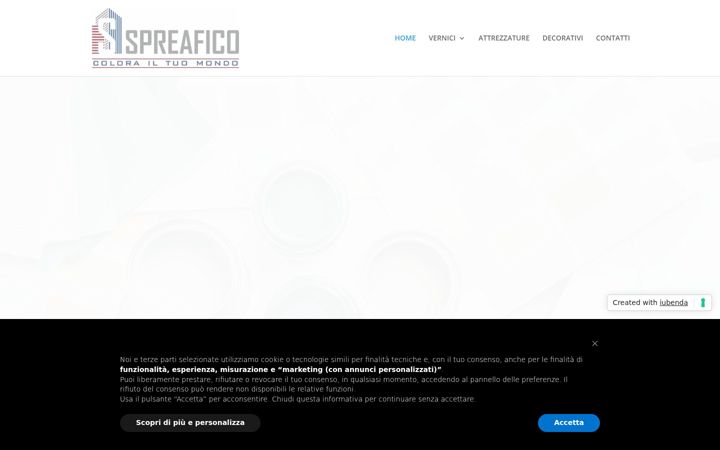 Skärmbild av colorificiospreafico.it