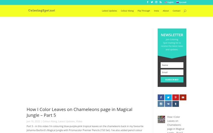 Screenshot di coloringspot.net