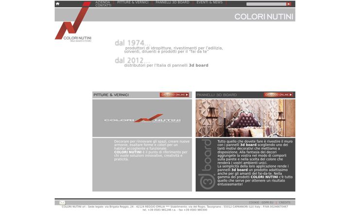 Screenshot of colorinutini.it