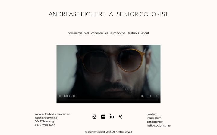 Screenshot of colorist.me