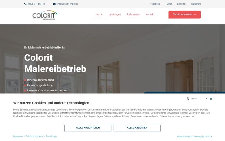 Screenshot of colorit-maler.de