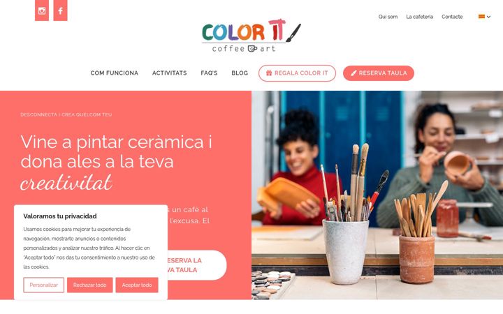Screenshot of colorit.es