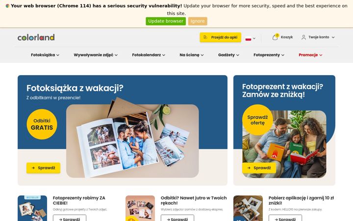 Snímek obrazovky colorland.pl