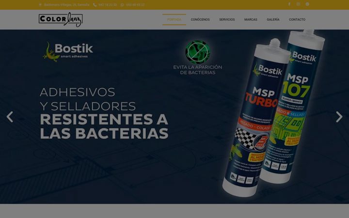 Screenshot of colorlanz.es