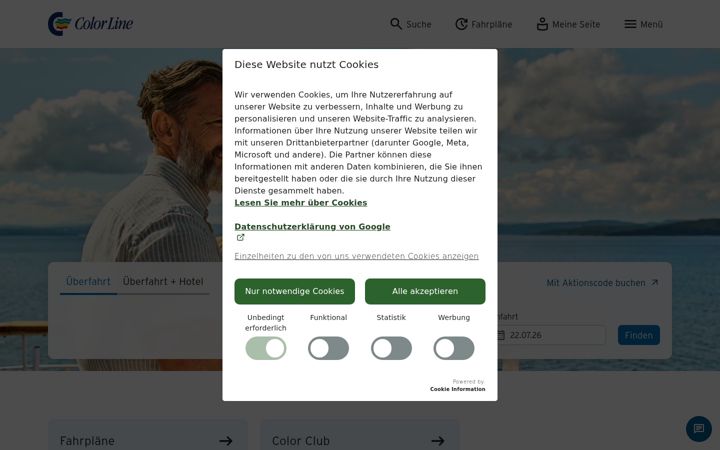 Screenshot of colorline.de