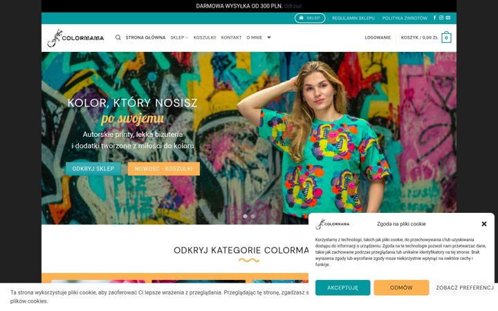 Zrzut ekranu colormama.pl