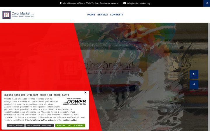 Screenshot of colormarketsanbonifacio.it