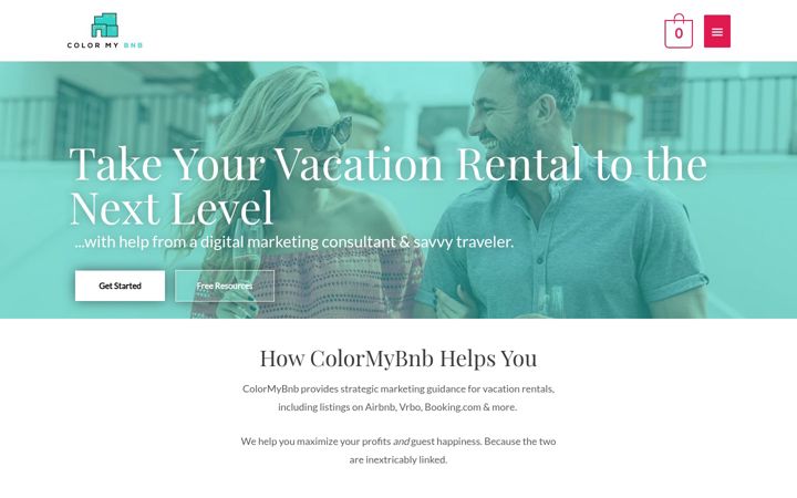 Screenshot of colormybnb.com