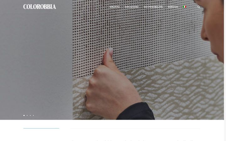 Screenshot of colorobbia.com