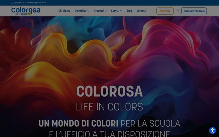 Screenshot of colorosa.it