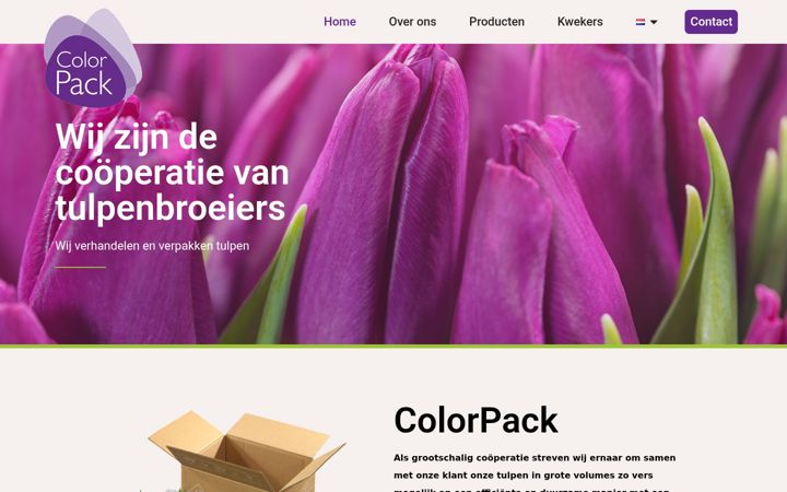 Screenshot of colorpack.nl