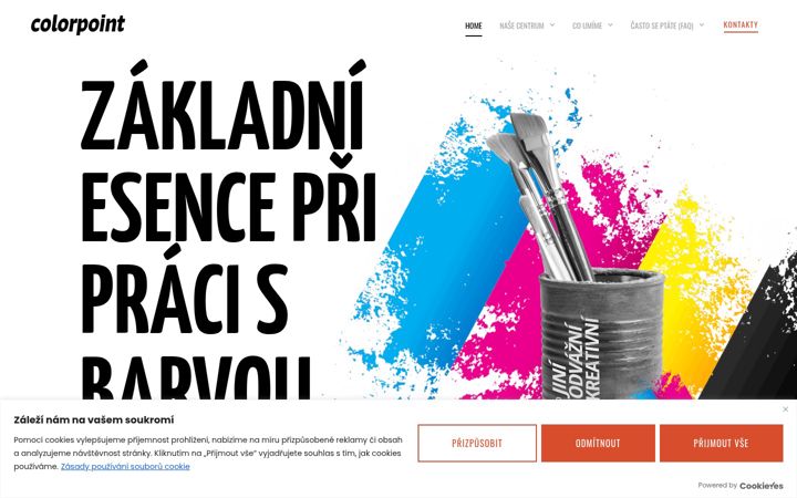 Skjermbilde av colorpoint.cz
