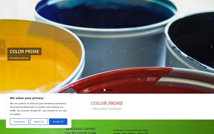 Screenshot of colorprime.it