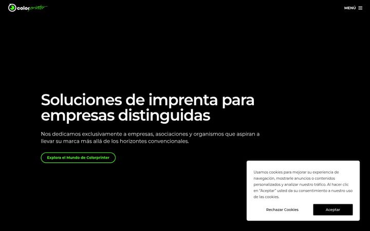 Screenshot of colorprinter.es