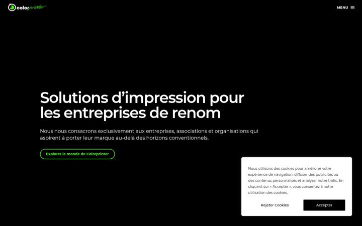 Screenshot of colorprinter.fr