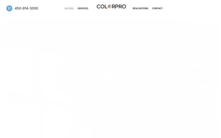 Skärmbild av colorpro.ca