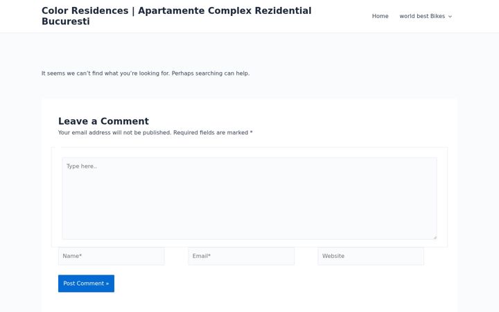 Screenshot van colorresidences.ro