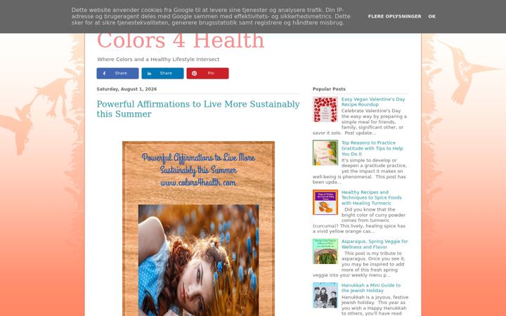 Screenshot of colors4health.com