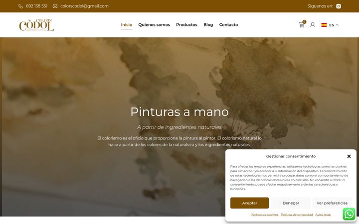 Screenshot of colorscodol.net