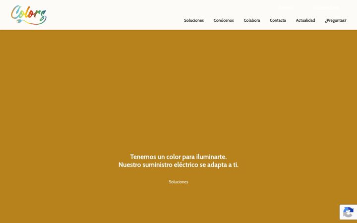 Screenshot stránky colorsenergy.es
