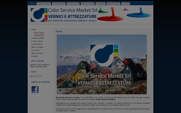 Posnetek zaslona colorservicemarket.it