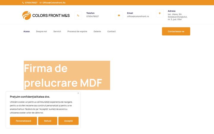 Screenshot van colorsfront.ro