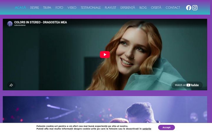 Screenshot of colorsinstereo.ro