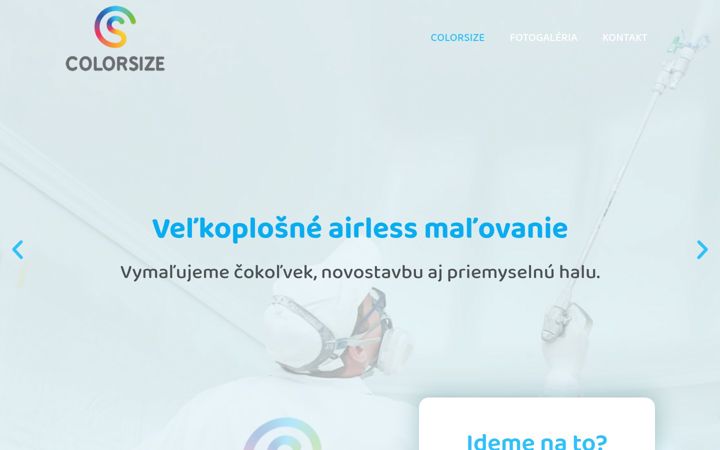 Screenshot of colorsize.sk
