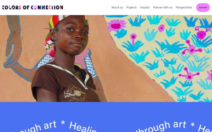 Screenshot of colorsofconnection.org