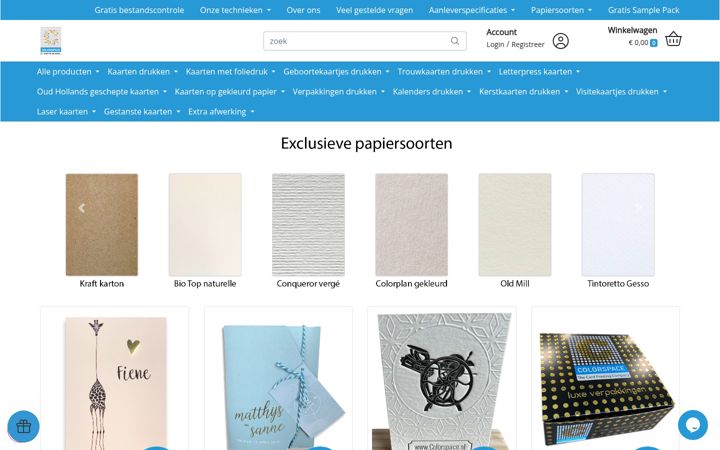 Screenshot ta' colorspace.nl