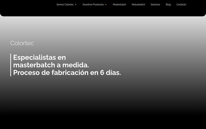 Screenshot stránky colortec.es