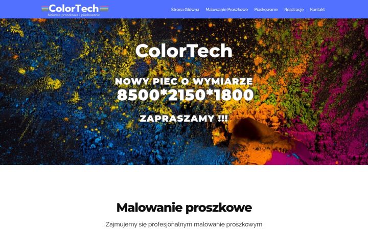 Screenshot of colortech.tychy.pl