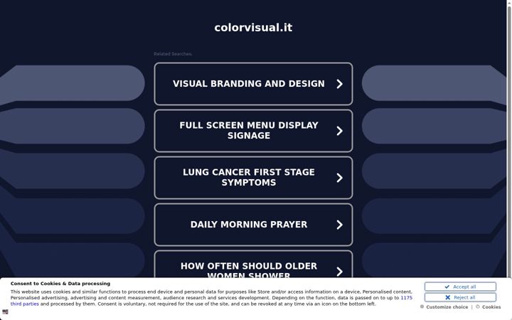 Screenshot of colorvisual.it