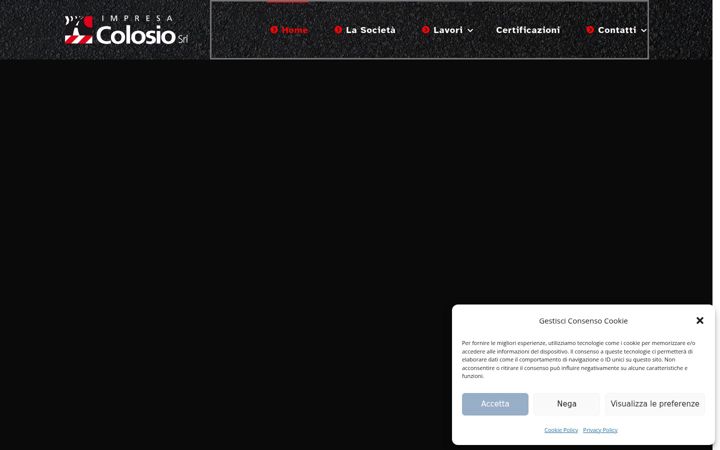 Screenshot stránky colosiogroup.it