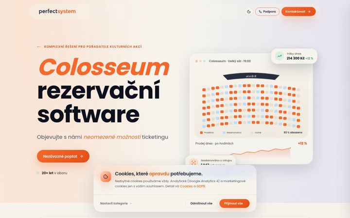 Screenshot of colosseum.eu