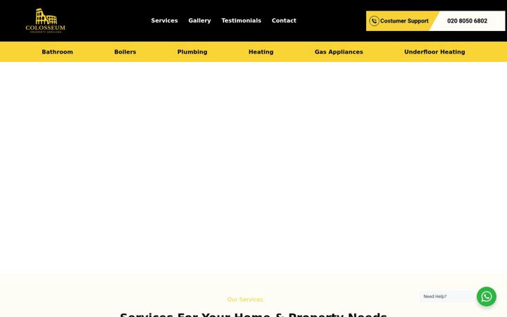 Screenshot di colosseumpropertyservices.co.uk