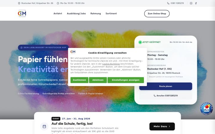 Screenshot of colour-and-more.eu