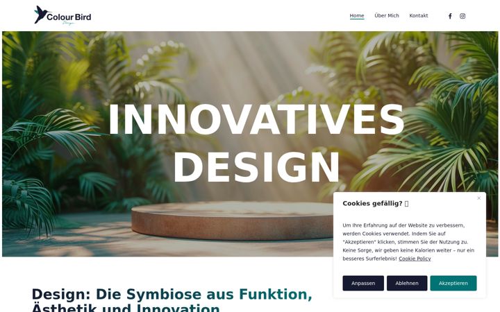Screenshot of colour-bird.de