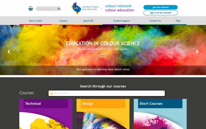 Screenshot of colour.network