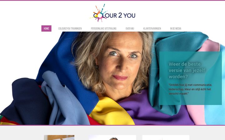 Screenshot of colour2you.nl