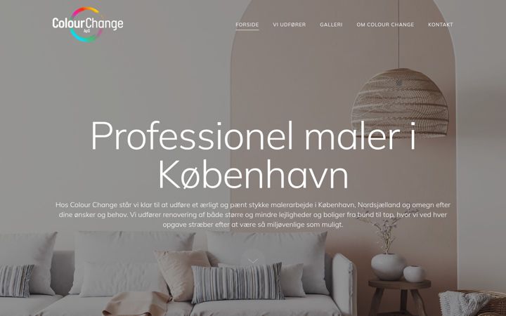 Screenshot of colourchange.dk