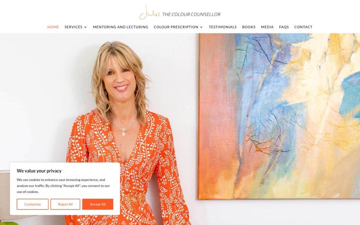 Screenshot of colourconsultancy.co.uk